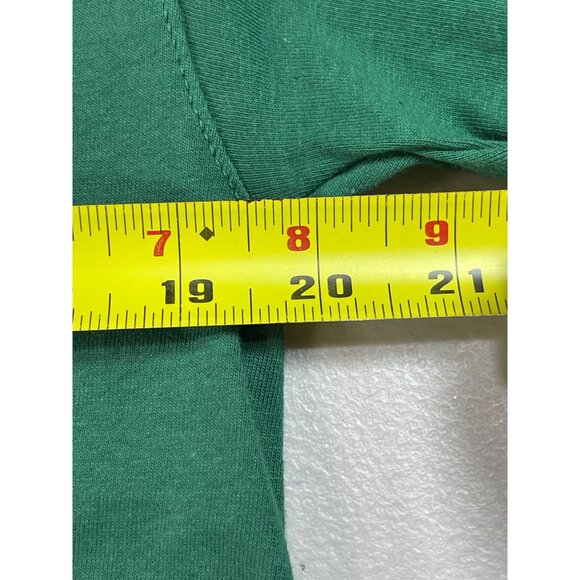 Champion Mens Green Crewneck T-Shirt Medium Cotton Short Sleeve Casual Wear - Picture 4 of 12